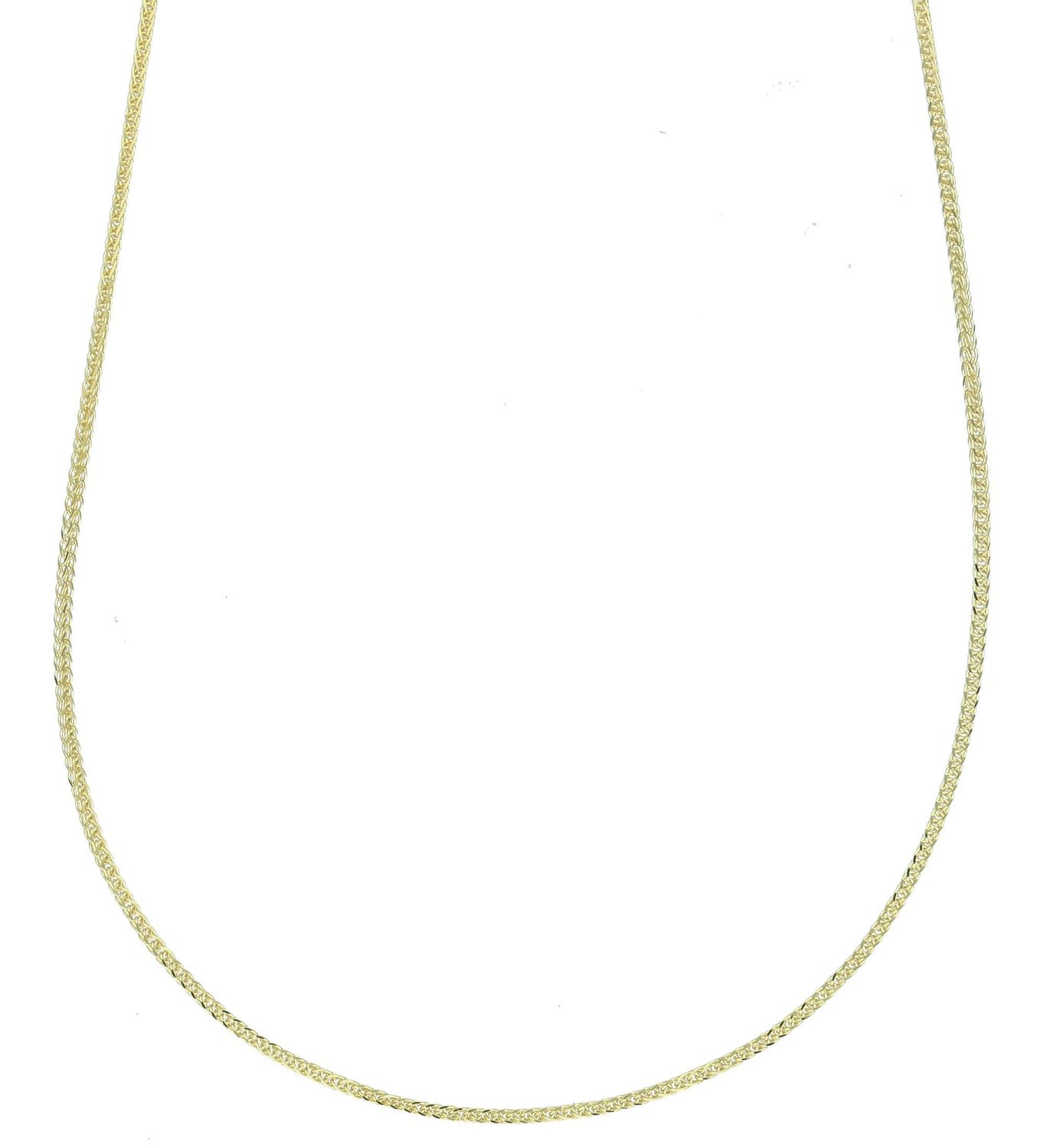 Łańcuszek złoty lisi ogon próba 585, LA 261C 375 0,5mm Klasyczny i uniwersalny łańcuszek o splocie lisi ogon, wykonany z żółtego złota próby 375 o wadze około 1,29 gram. Łańcuszki to uniwersalne 1.jpg